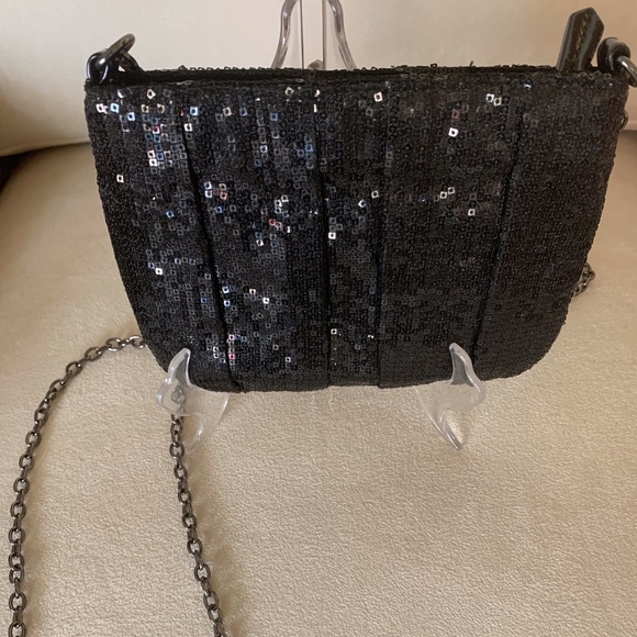 BCBG  Black sequined bag - Picture 1 of 5